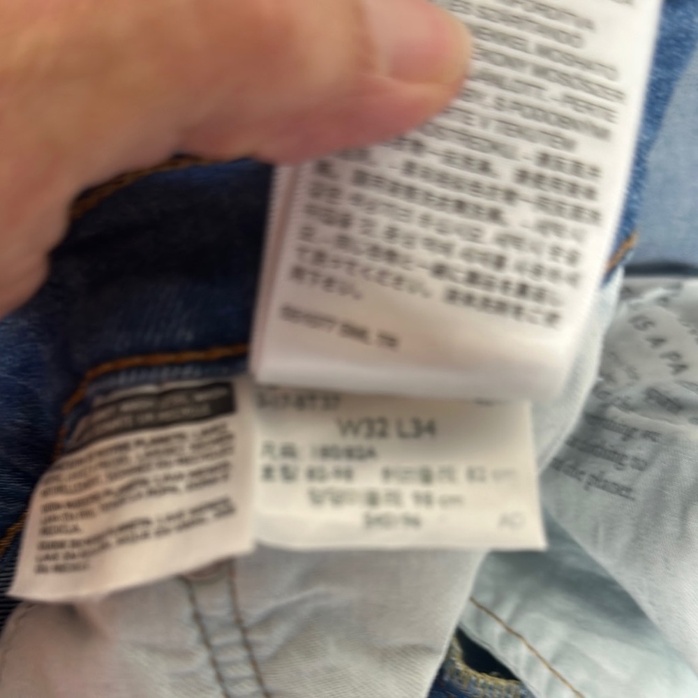 Levi's Blue Straight Jeans with Signature Design - Picture 5 of 8